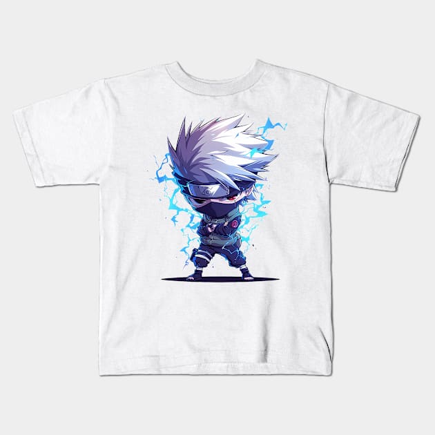 kakashi Kids T-Shirt by Stephanie Francoeur Art